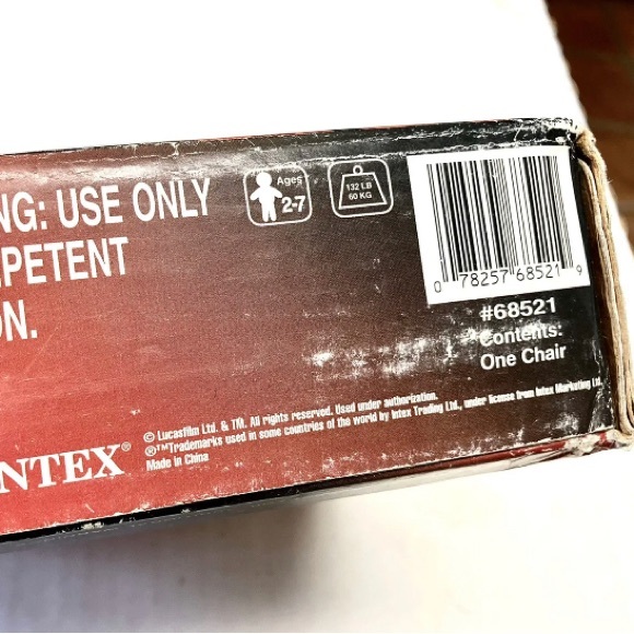 Star Wars Episode 1 R2-D2  Intex Children’s Blow-up Inflatable Junior Chair NIB - Picture 7 of 7